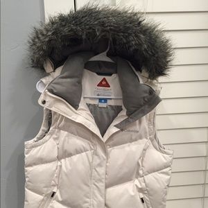 Columbia down sleeveless parka